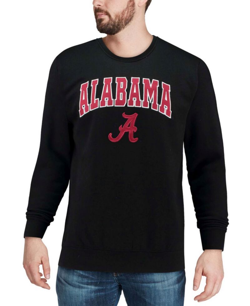 Men's Alabama Tide Arch Logo Crew Neck Sweatshirt