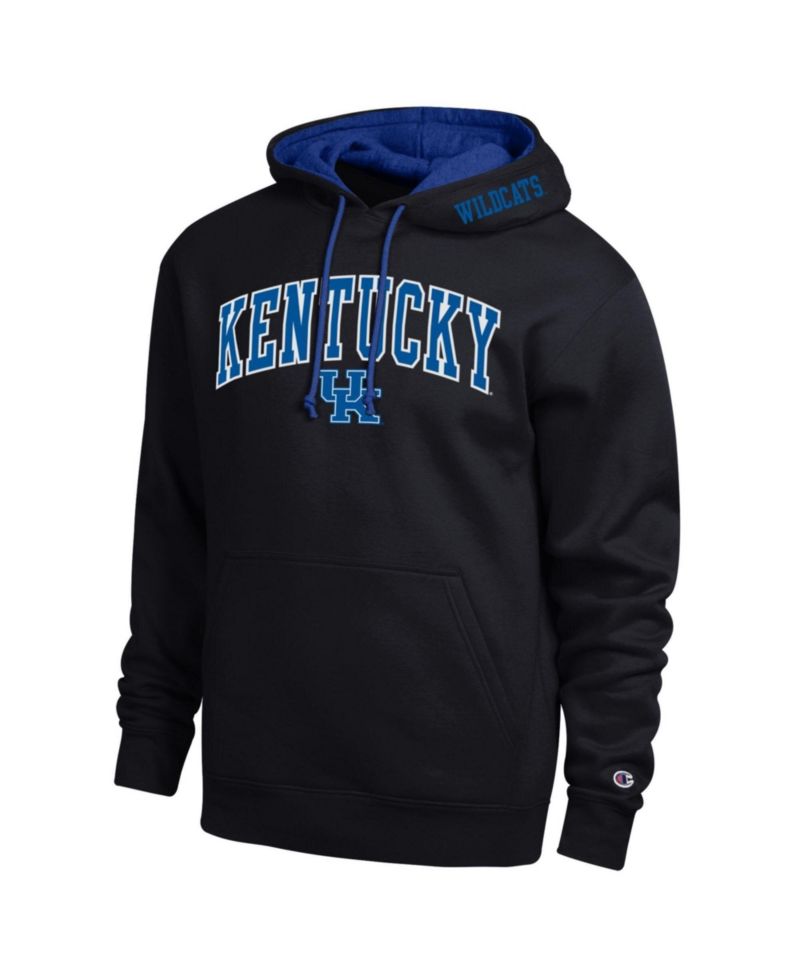 Men's Black Kentucky Wildcats Arch Tackle Twill Hoodie
