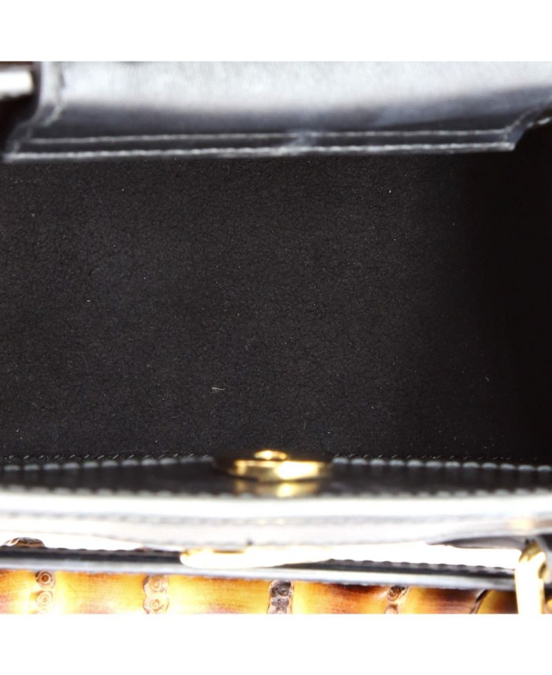 Mini Diana NM Bamboo Handle Tote Crystal Embellished GG Canvas