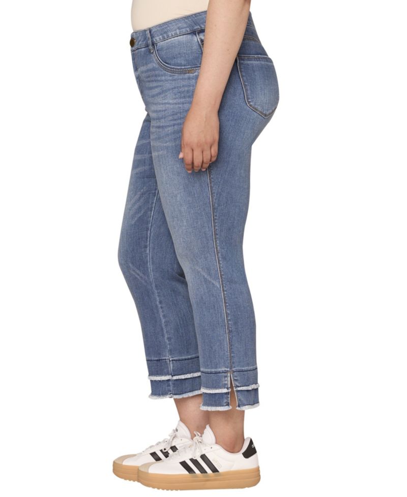 Plus Kick Flare Mid-Rise Jeans