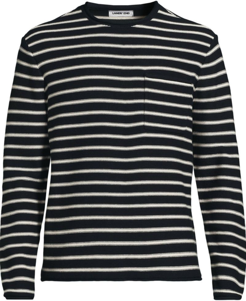 Men's Long Sleeve Cotton Rollneck Sweater