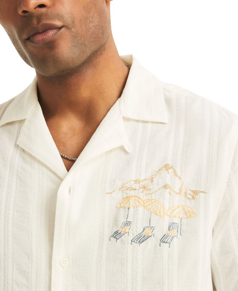 Men's Short-Sleeve Camp Collar Shirt