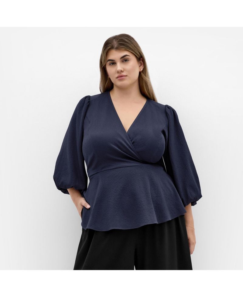 Plus Size Celina Peplum Top