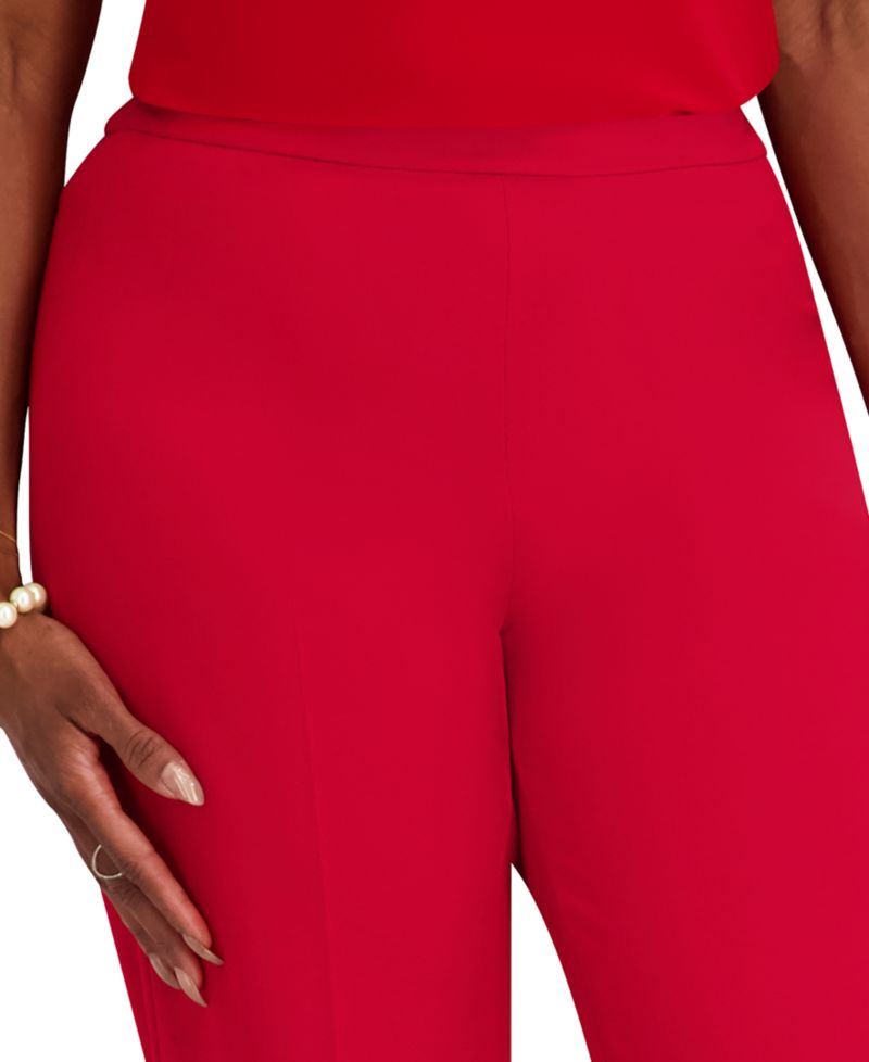 Women's Elasticized Back Wide-Leg Pants