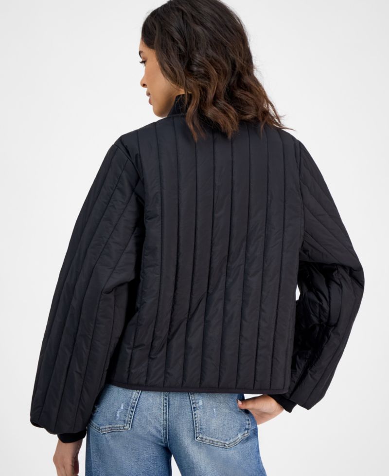Women's Stand-Collar Bomber Jacket