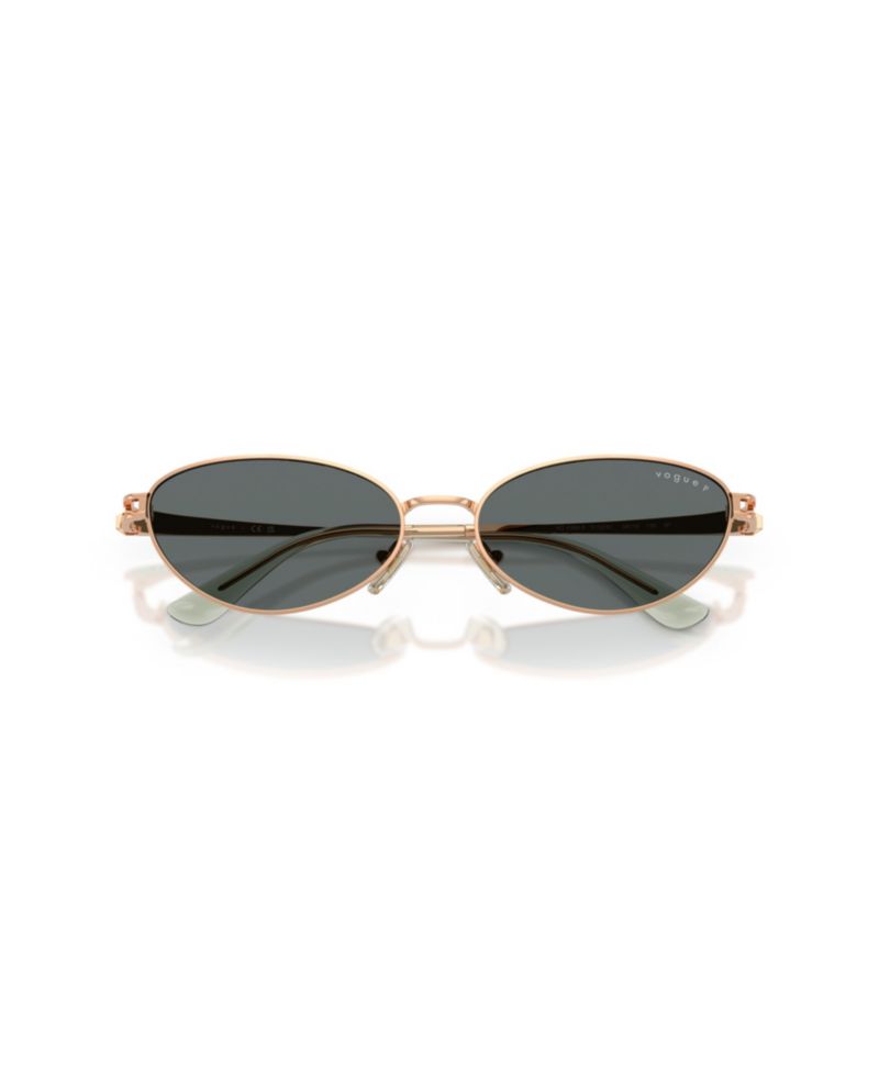 Women's Polarized Oval Metal Sunglasses VO4369S