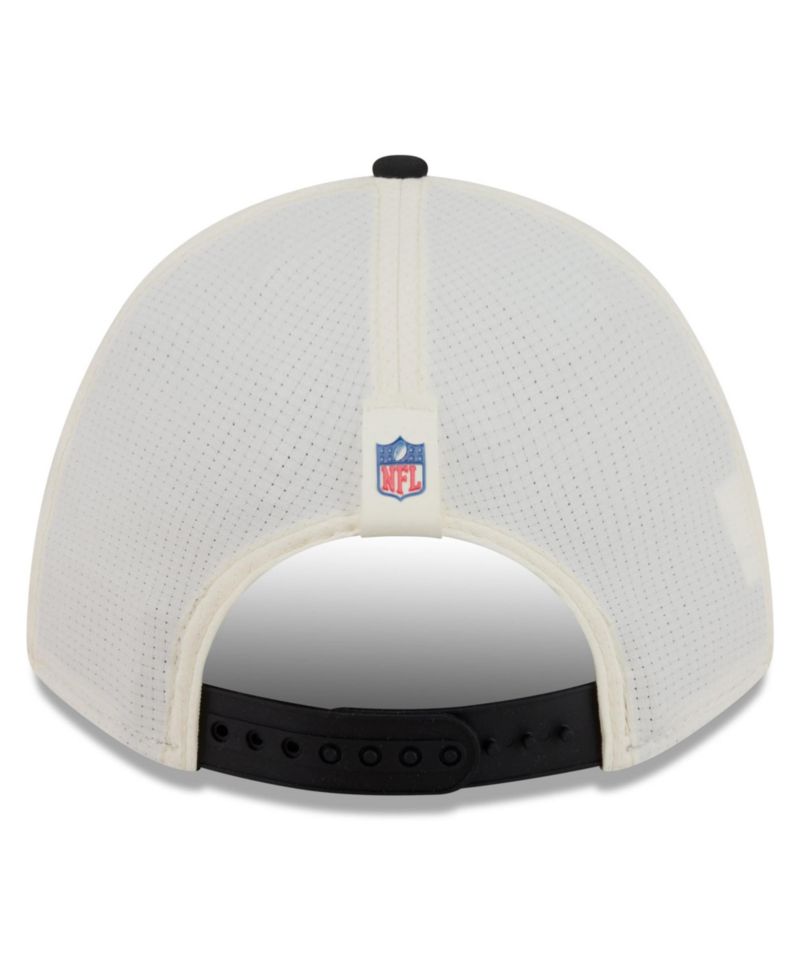 Big Boys and Girls Cream/Black Pittsburgh Steelers 2026 Training Camp 9FORTY M-Crown Adjustable Hat