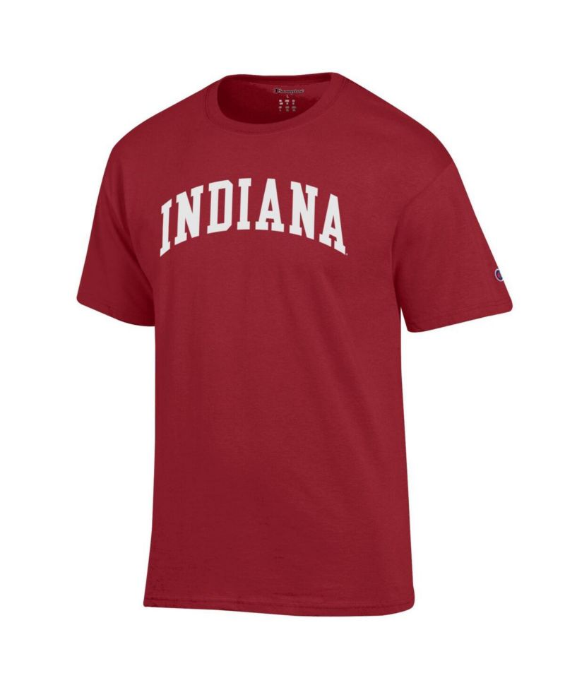 Men's Crimson Indiana Hoosiers Basic Arch T-Shirt