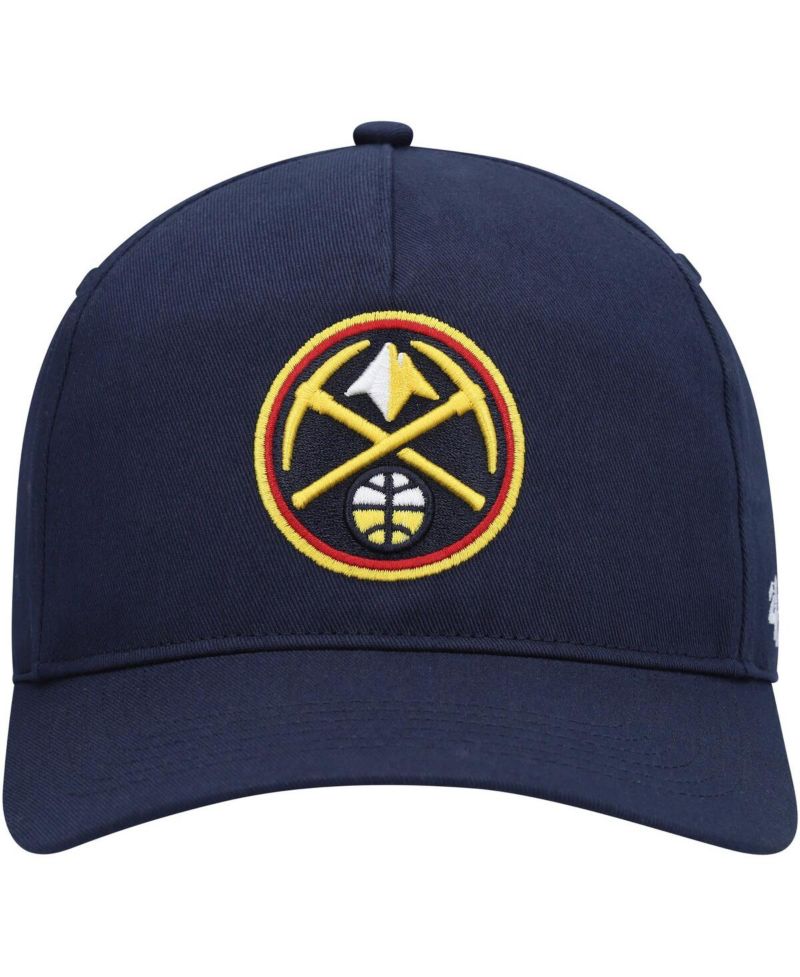 Men's Navy Denver Nuggets Hitch Snapback Hat