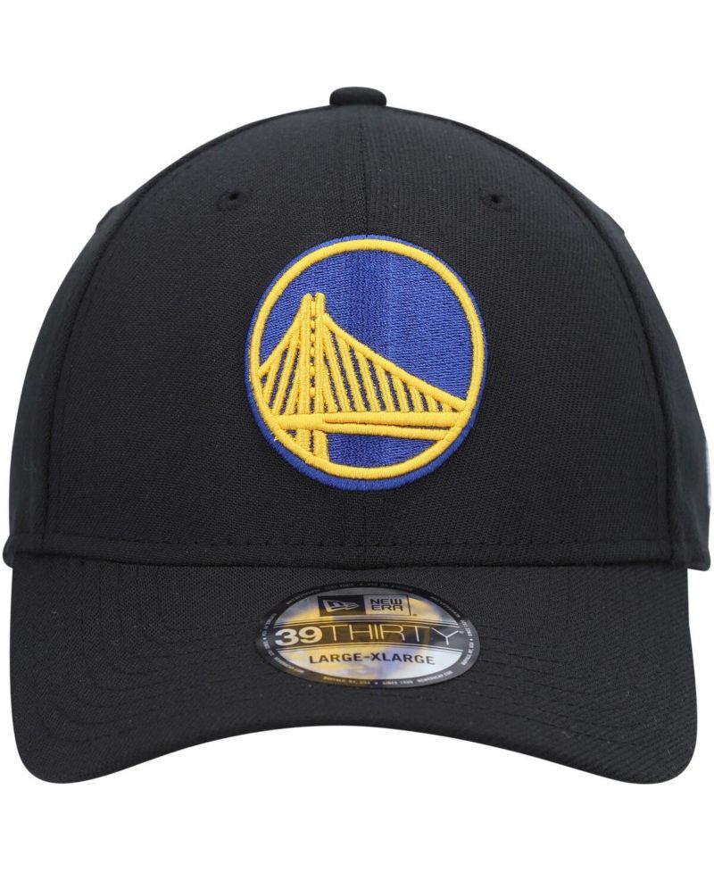 Men's Black Golden State Warriors Official Team Color 39THIRTY Flex Hat