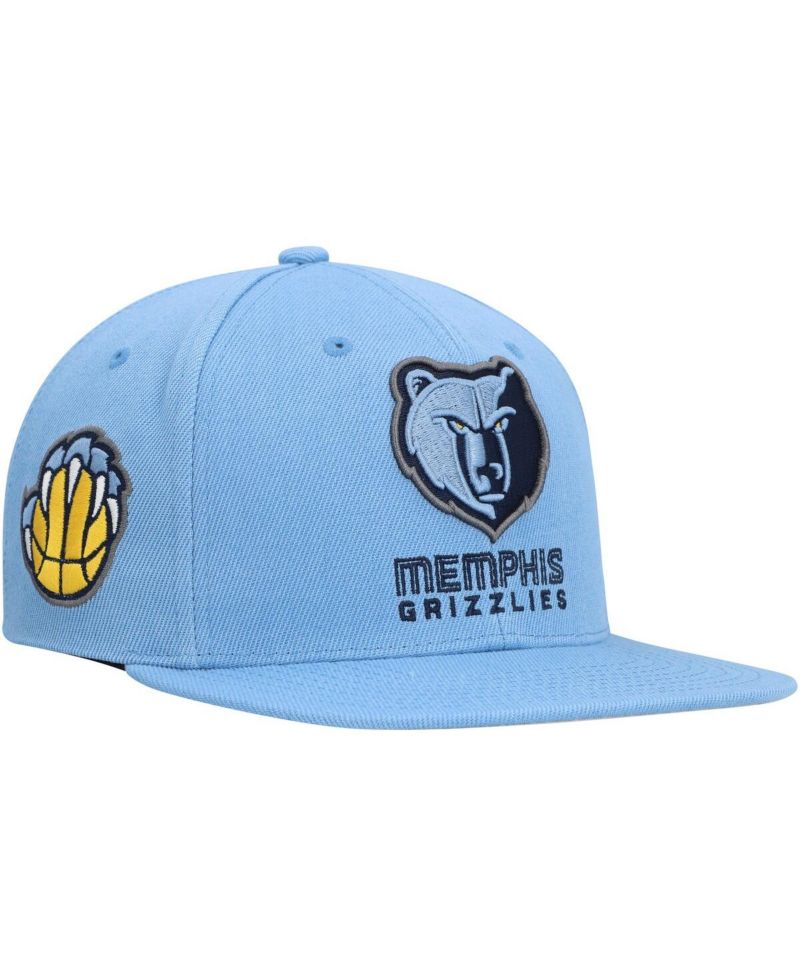 Men's Light Blue Memphis Grizzlies Side Core 2.0 Snapback Hat
