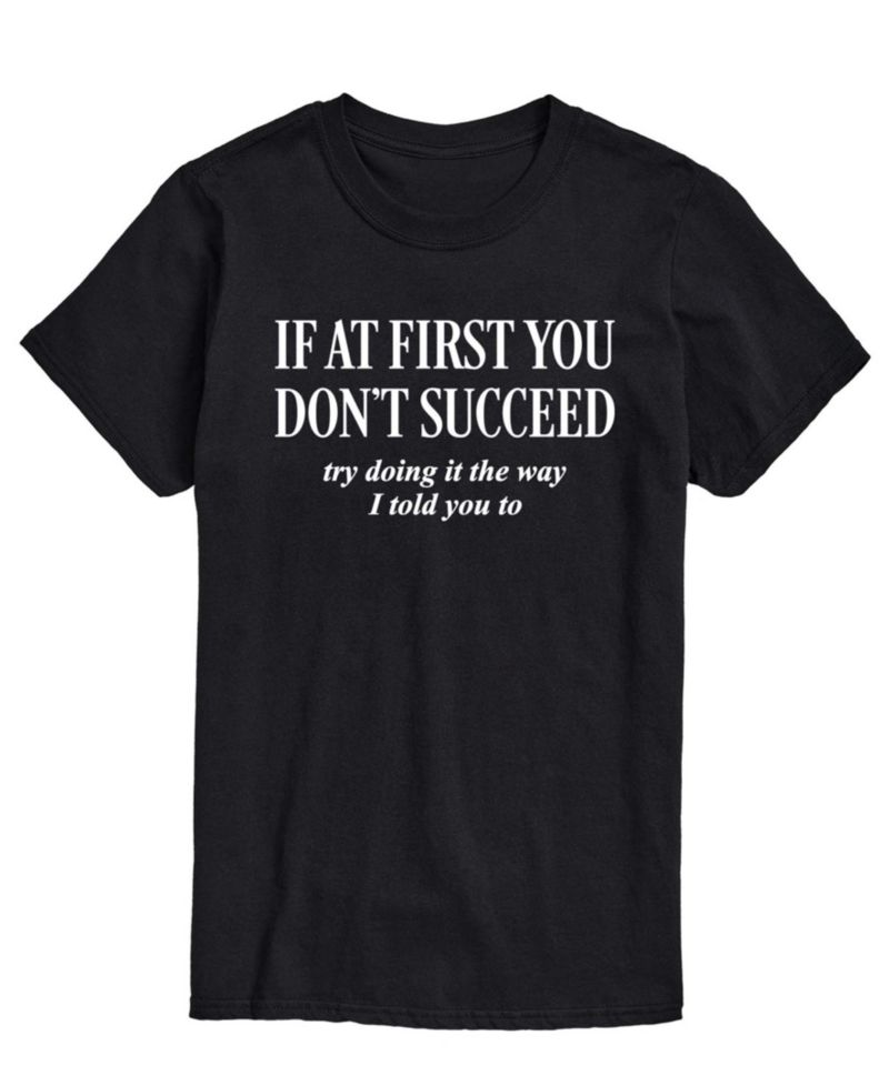 Men's If You Don't Succeed Short-Sleeve Graphic T-Shirt