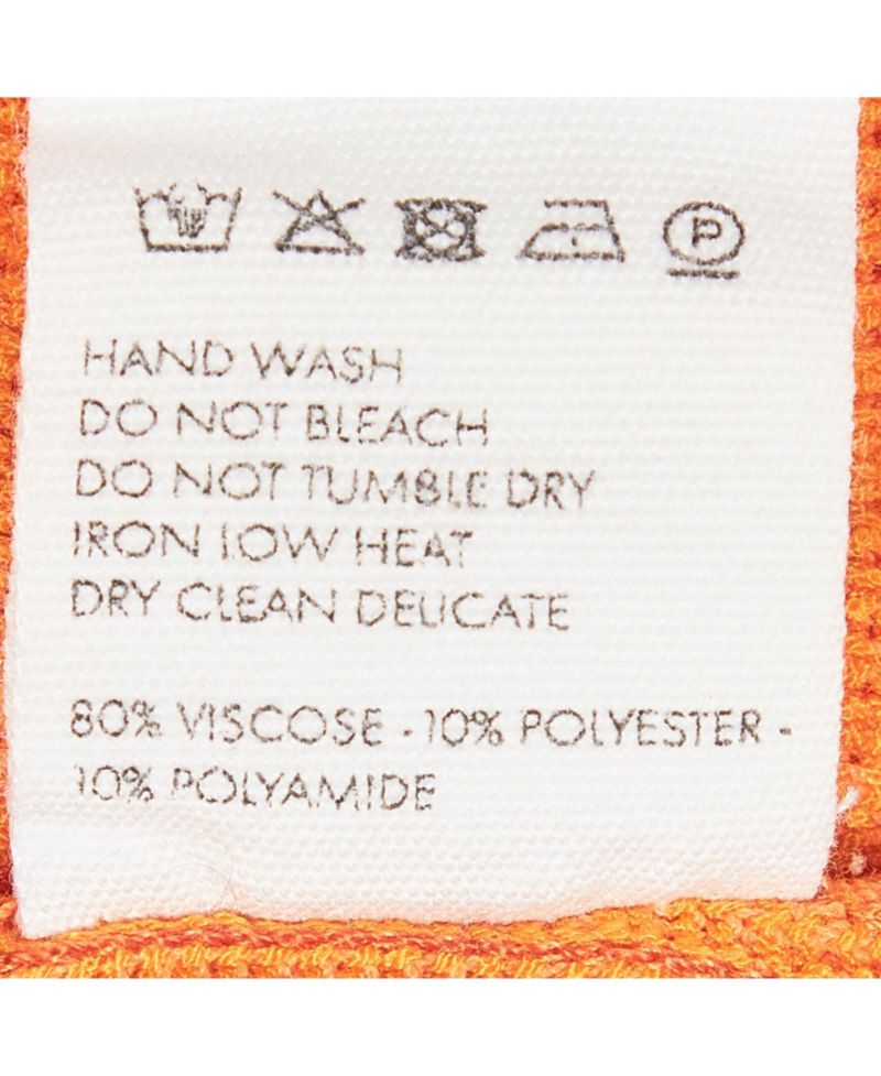 Women's Orange Rib Knit Le Short Arancia Biker Shorts