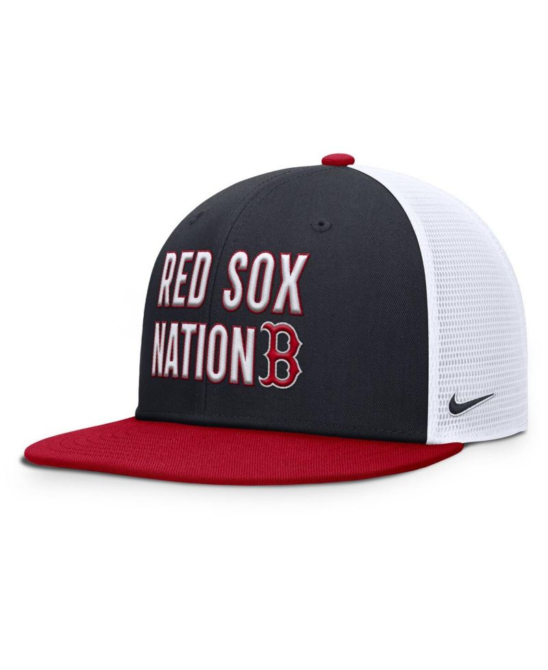Men's Navy/Red Boston Red Sox Pro Trucker Snapback Hat