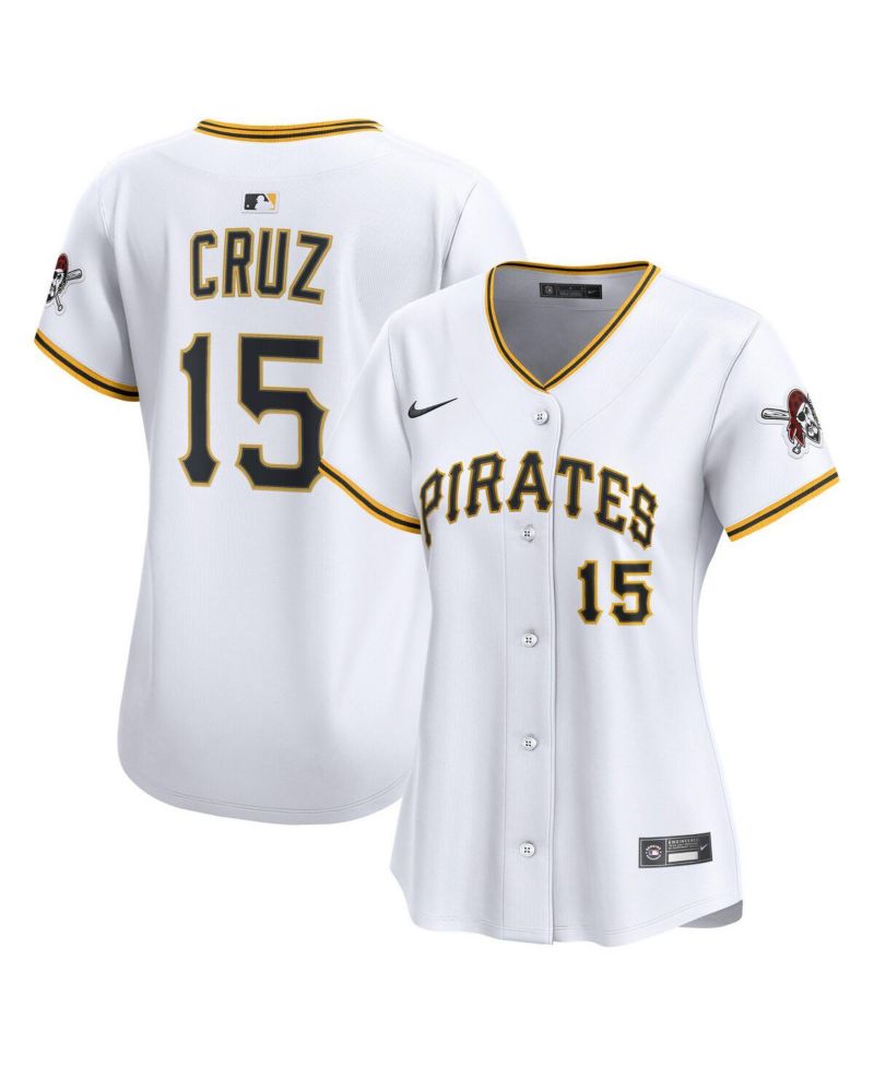 Women's Oneil Cruz White Pittsburgh Pirates Home Limited Jersey