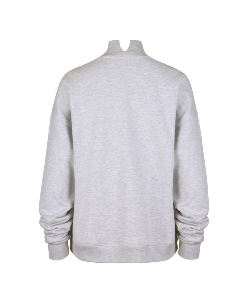 Women's Baltimore Orioles Subtle Muse Long-Sleeve Mock-Neck Relaxed-Fit Sweatshirt