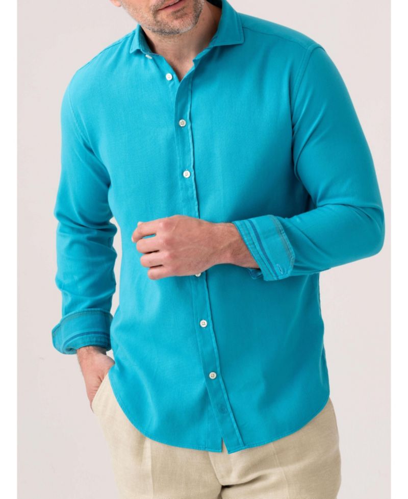 Men's Kabisa Kikoy Cotton Long Sleeve Shirt