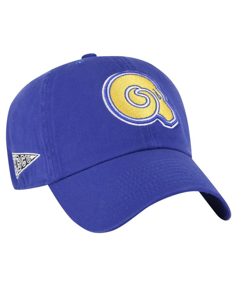Men's Blue Albany State Golden Rams Side Back Clean Up Adjustable Hat