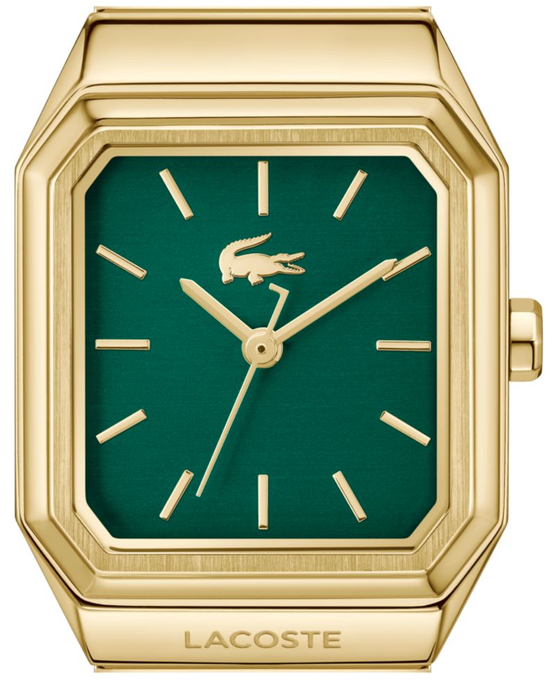 Women's Rene Gold Tone Stainless Steel Mesh Bracelet Watch, 23x30.8mm