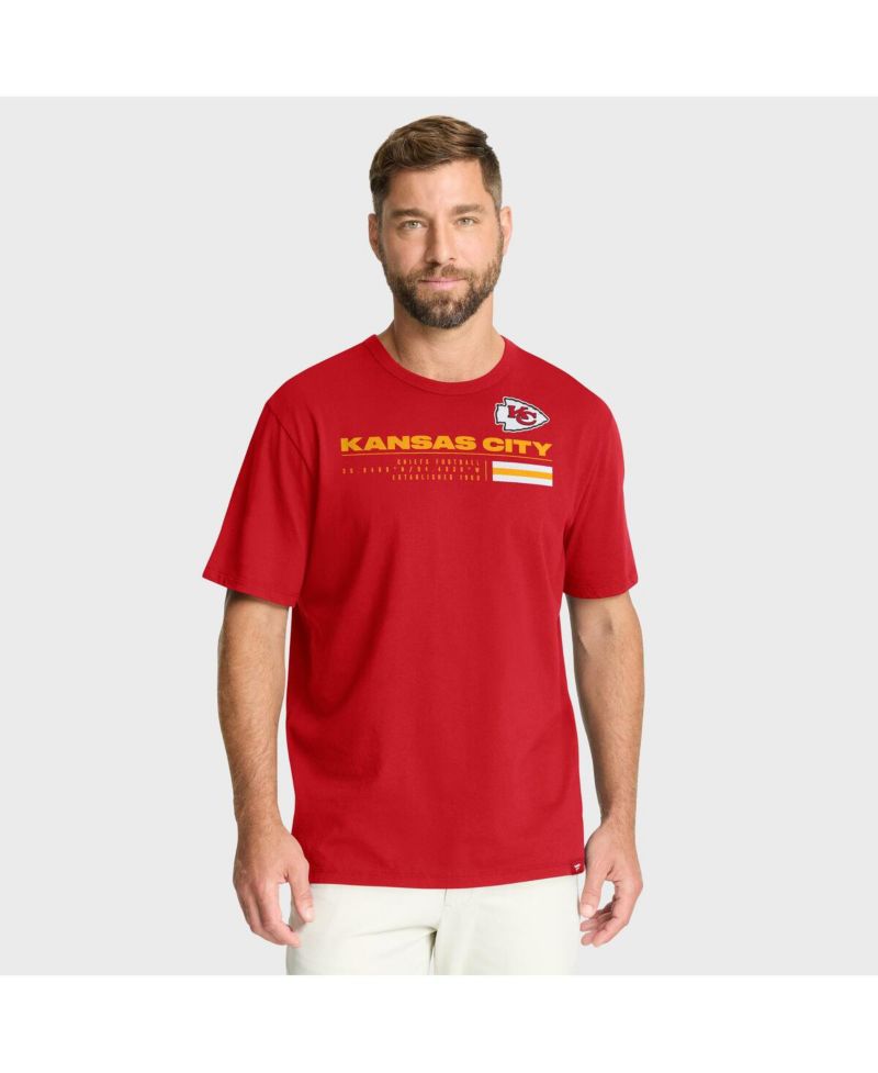 Men's Red Kansas City Chiefs Chop Block Legacy T-Shirt