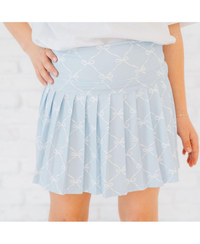 Big Girls Bow Trellis Athletic Skirt