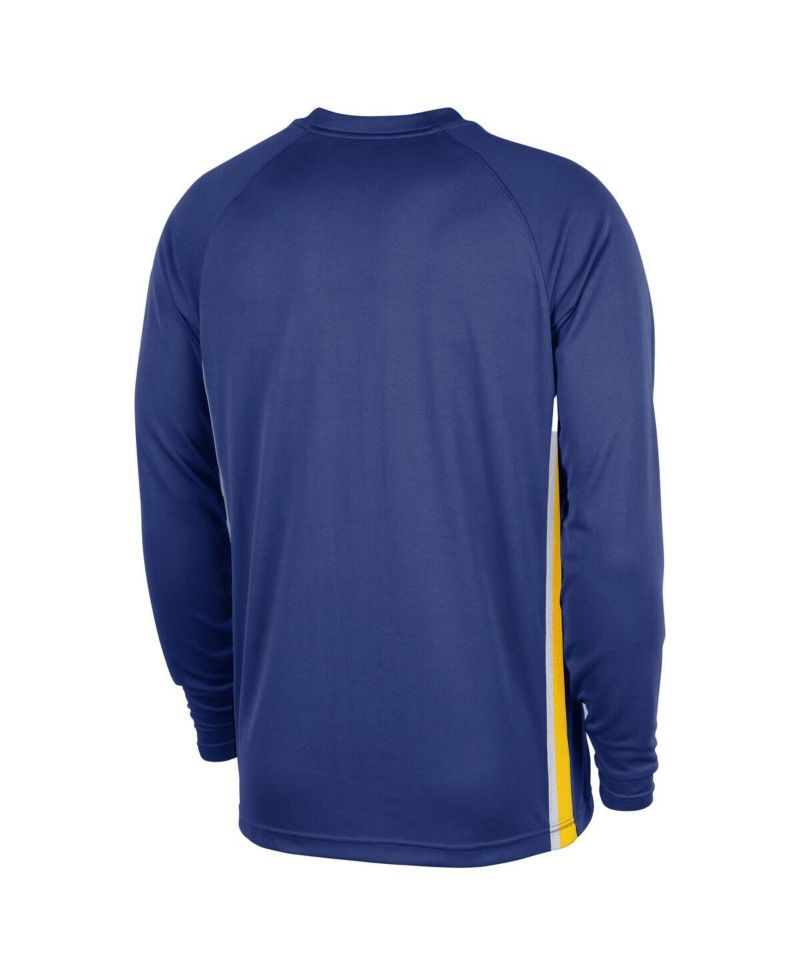 Men's Royal Golden State Warriors 2025/26 Authentic Pre-Game Legend Dri-FIT Long Sleeve Shooting Shirt