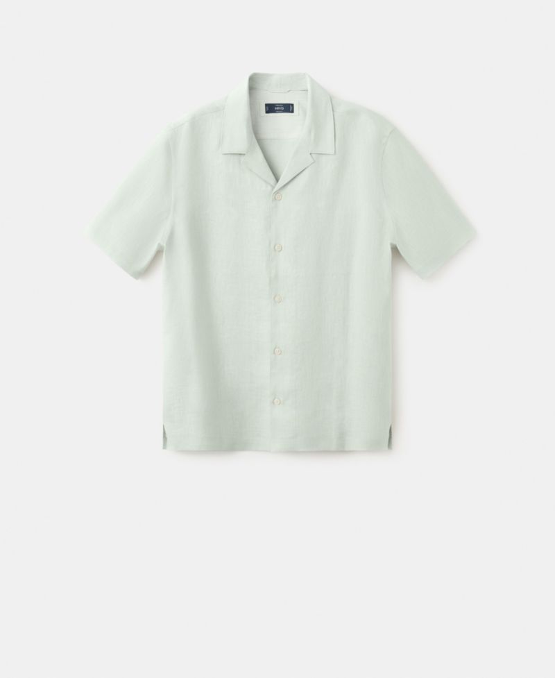 Men's Regular-Fit Linen Shirt