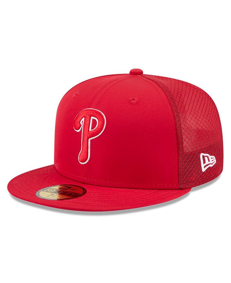 Men's Red Philadelphia Phillies 2026 Batting Practice 59FIFTY Fitted Hat