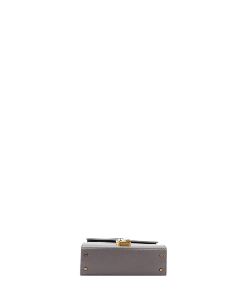 Mini Cassandra Top Handle Bag Leather