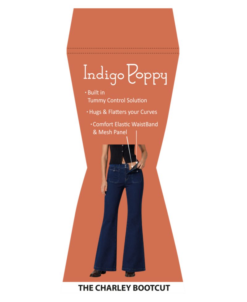 Women's High-Rise Tummy Tuck Bootcut Jeans