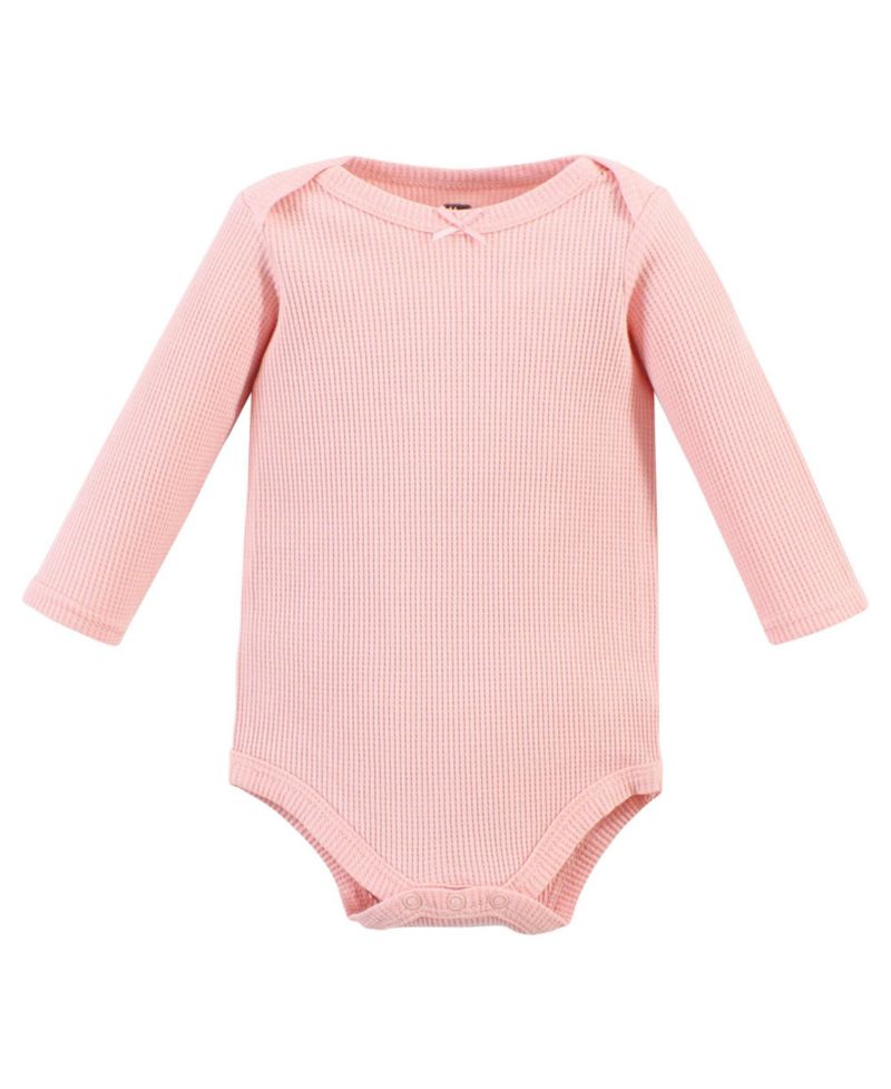 Baby Girls Hudson Thermal Long Sleeve Bodysuits