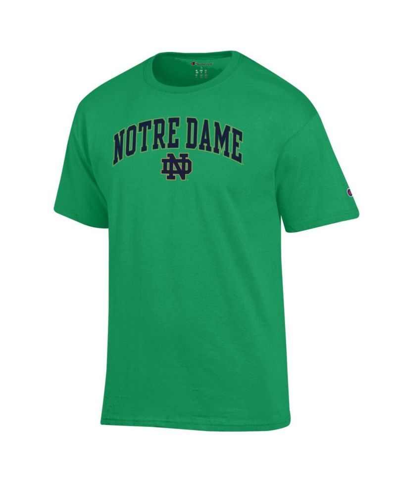 Men's Navy Notre Dame Fighting Irish Arch Over Logo T-Shirt