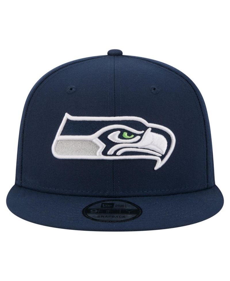 Men's Navy Seattle Seahawks 9FIFTY Snapback Hat