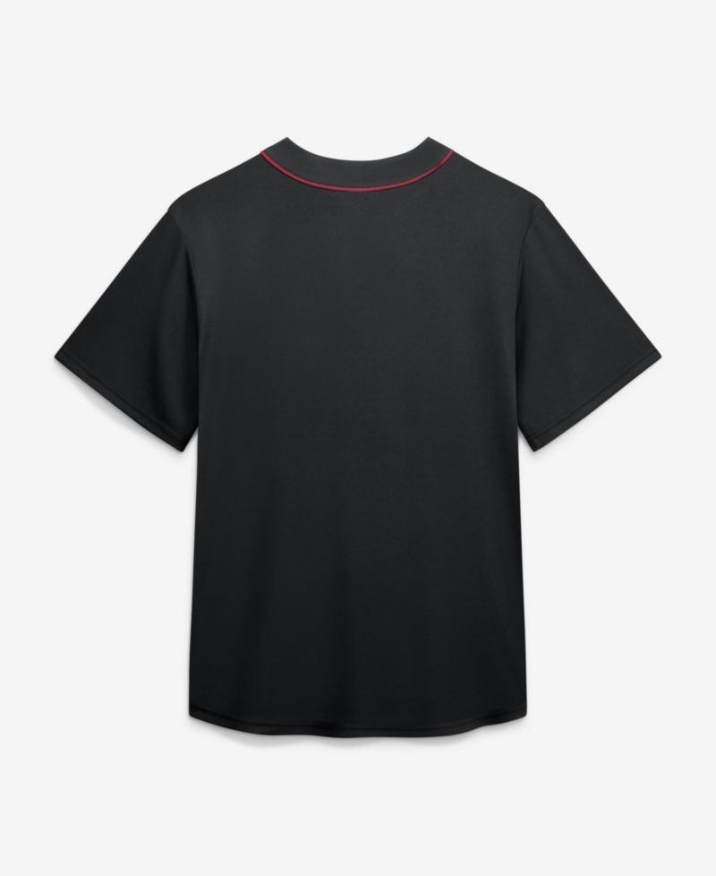 Men's Black Atlanta Falcons After Hours Button-Up Baseball Jersey