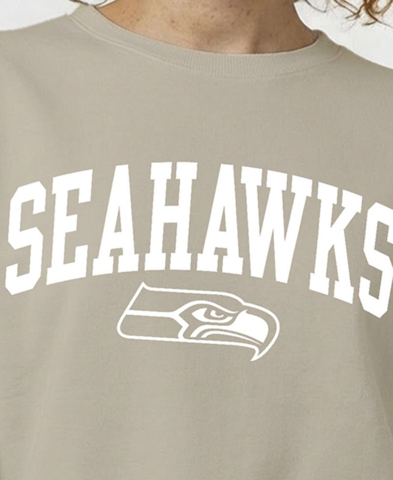 Women's Seattle Seahawks Power Blend Fleece Crewneck Sweatshirt