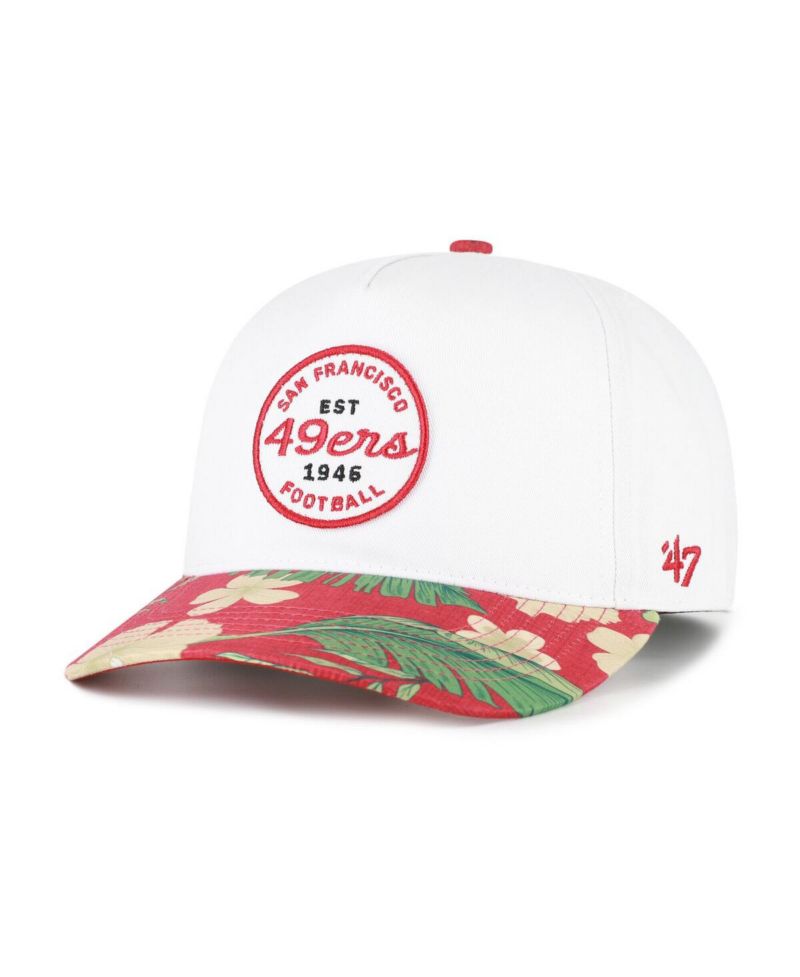 Men's White/Scarlet San Francisco 49ers Beach Side Hitch Adjustable Hat