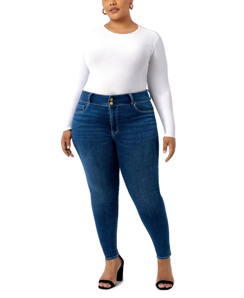 Plus Size High Rise Curvy Legging Jeans