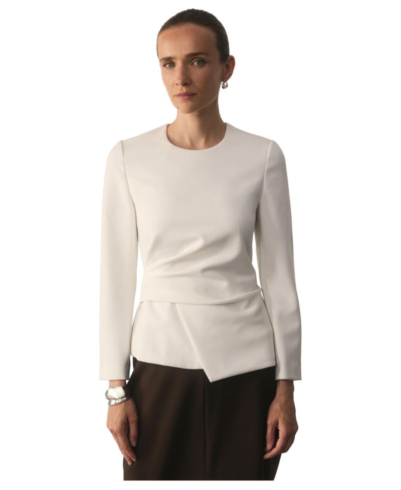 Women's Malone Long-Sleeve Peplum Blouse