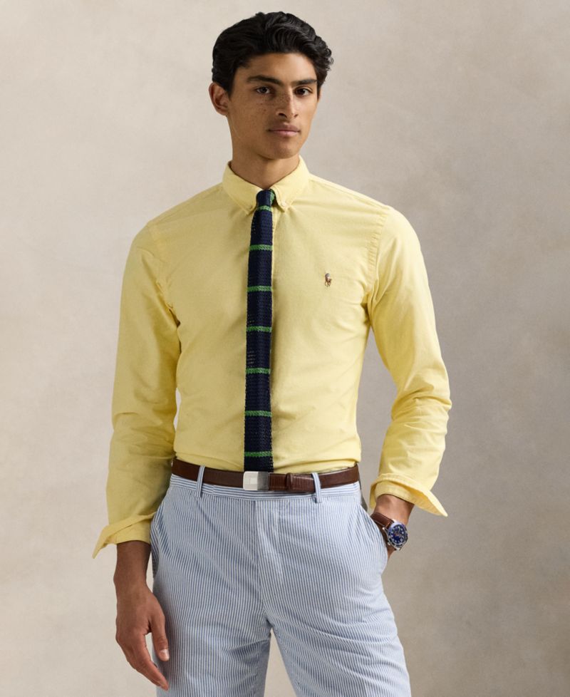 Men's Long-Sleeve Oxford Shirt