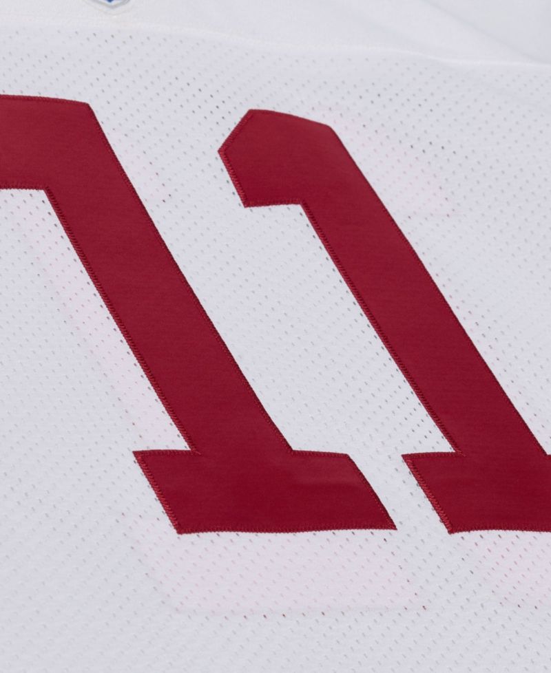 Men's Mitchell Ness Larry Fitzgerald White Arizona Cardinals 2004 Authentic Throwback Jersey