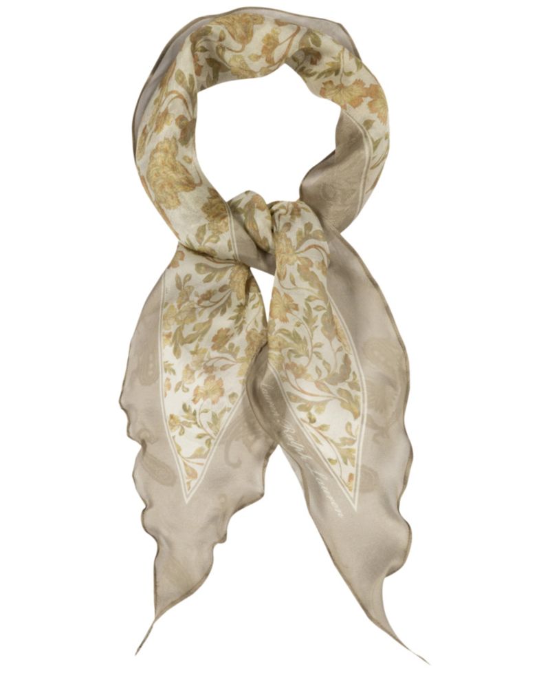 Floral Large Diamond Scarf