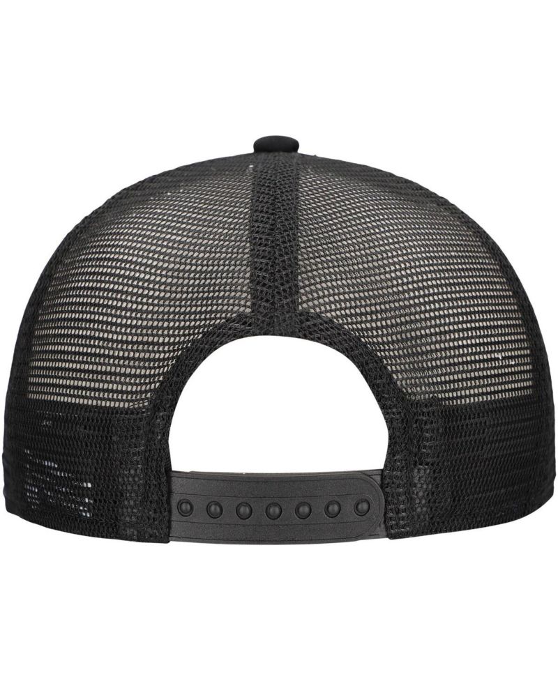 Men's Black Atlanta United FC Active Tone Golfer Snapback Hat
