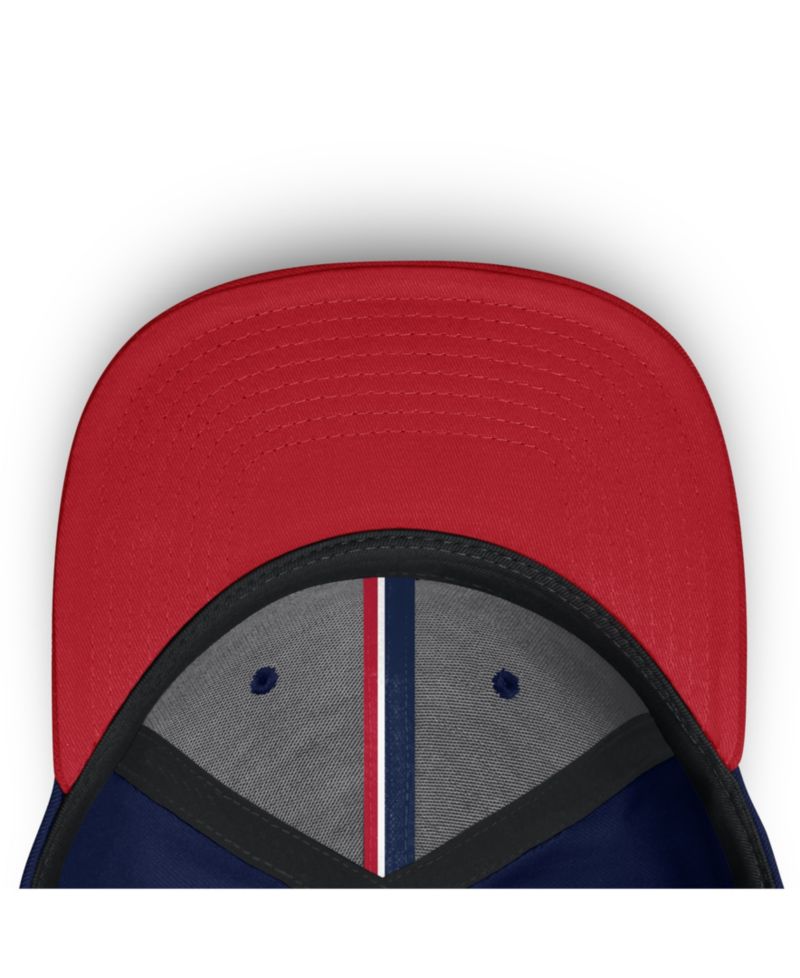 Men's Navy/Red Washington Capitals Flex Fit Hat