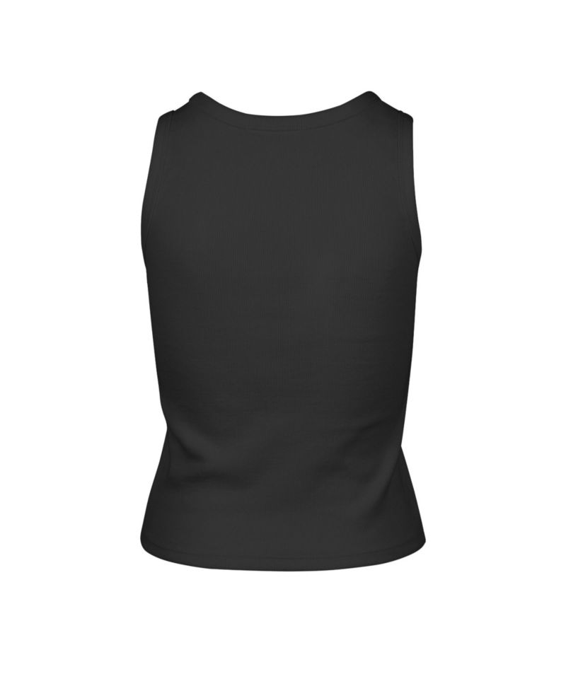 Women's Tampa Bay Buccaneers Sleeveless Ribbed Cropped Cotton-Blend Tank Top
