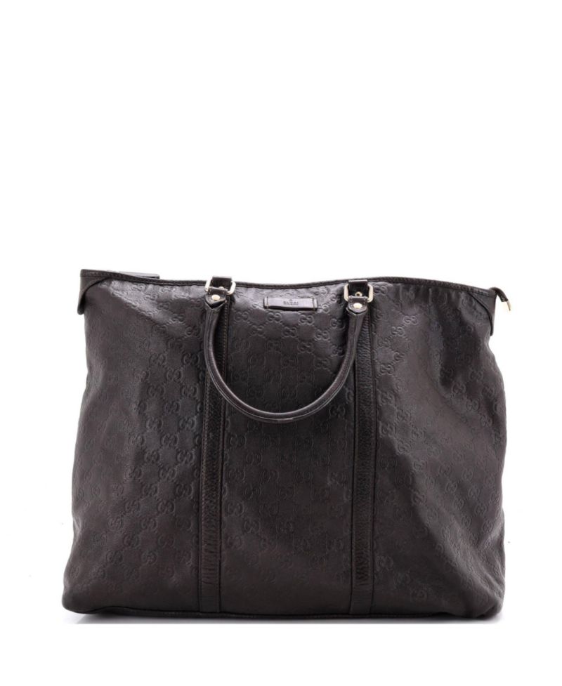 Medium Joy Zip Top Tote Guccissima Leather