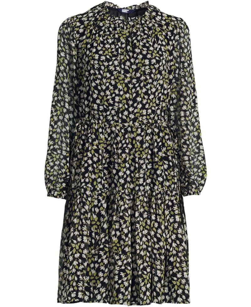 Women's Chiffon Above the Knee Adjustable Dress
