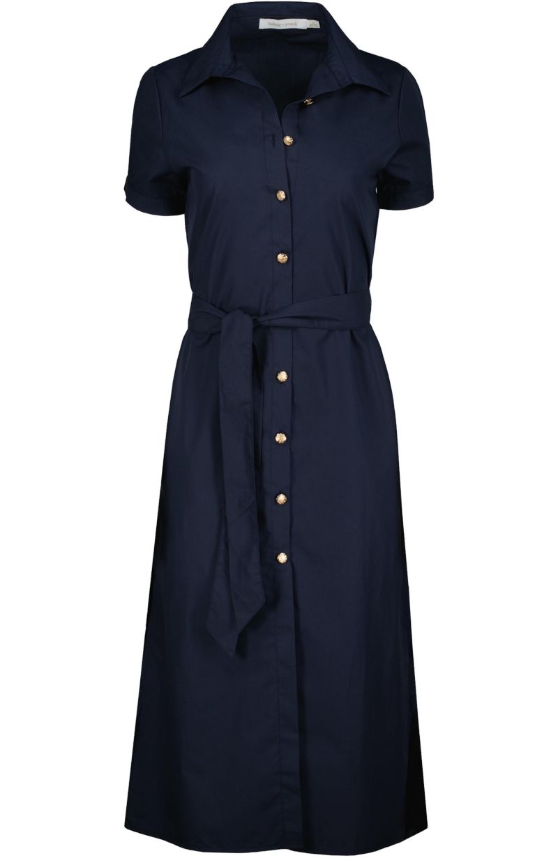 Women's Bishop + Young Lauren Button Front Shirt Dress