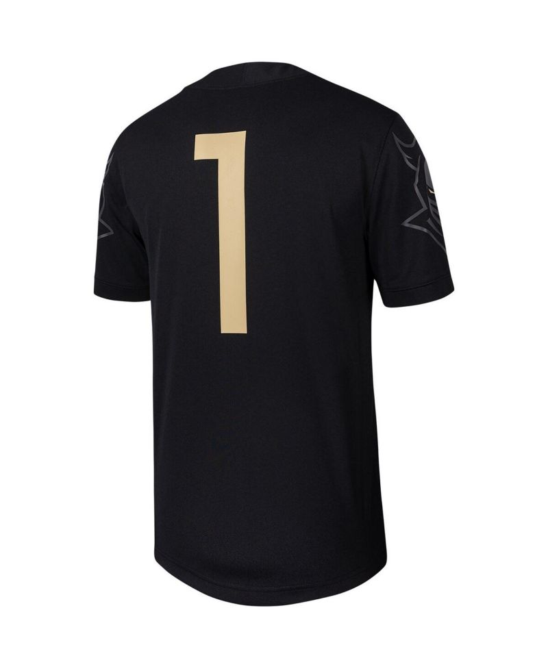 Men's 1 Black UCF Knights Untouchable Replica Football Jersey