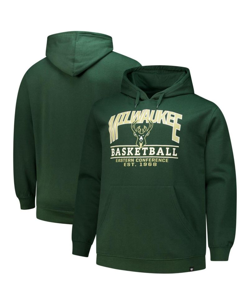 Men's Hunter Green Milwaukee Bucks Good Call Headline Pullover Hoodie