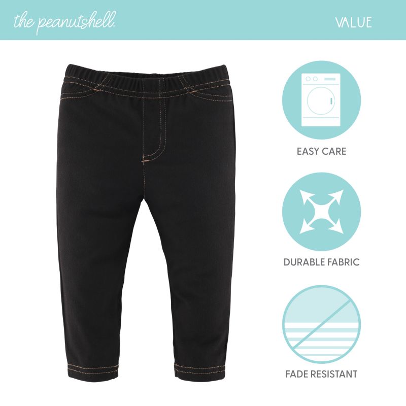 Baby Jeggings for Boys and Girls, 4-Pack